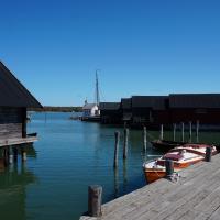 Bootsanleger in Mariehamn.