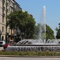 Barcelona, Springbrunnen.