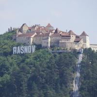 Râșnov, Burganlage von außen.