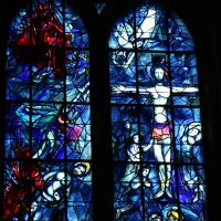 Marc-Chagall-Fenster der Kathedrale von Reims.