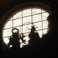 Castelló d'Empúries, Kathedrale, Altar gegen Fenster.