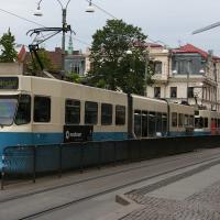 Straßenbahn in Göteborg.