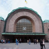 Bahnhof von Helsinki.