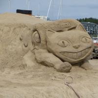 Sandskulpturen in Lappeenranta.