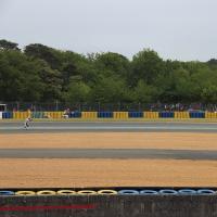 Le Mans, Gefallenes Motorrad.