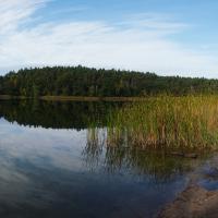 Lindow, Wutzsee: Panorama.