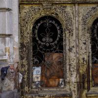 Oradea, Alte Türen mit Taube.