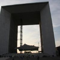 La Grande Arche in La Defense in Paris.