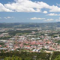 Blick auf Guimarães.