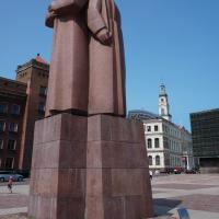 3-Riflemen-Denkmal von Riga.