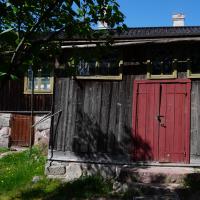 Altes Haus im Museumsdorf Turku.