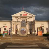 Bahnhof von Vilnius.